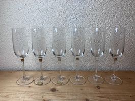 6 Stk. INN CRYSTAL Bleikristallglas 24% Lead Cristal Austria