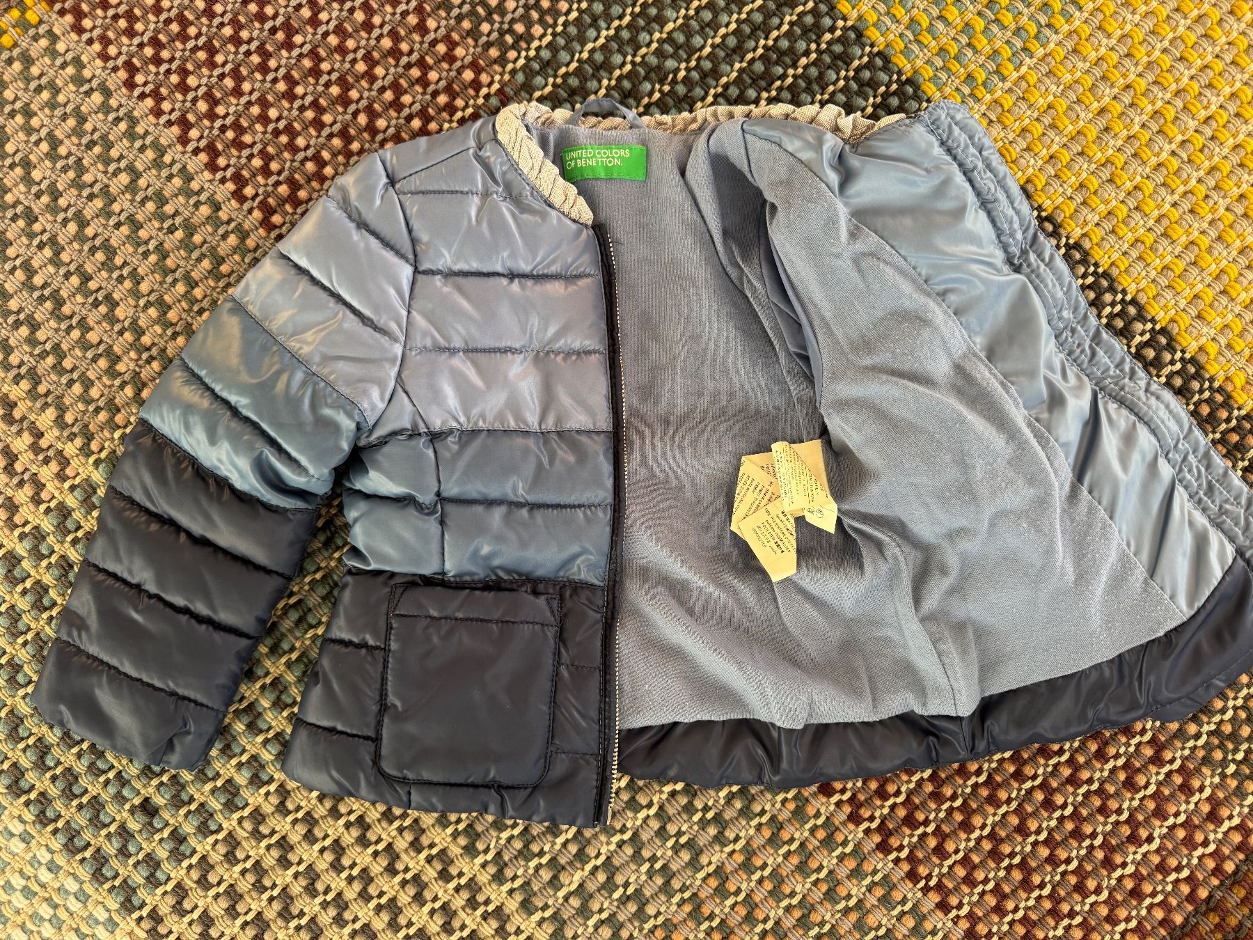 Benetton Jacken & Mäntel: Benetton Steppjacke, Grösse 90, verschiedene Blautöne – Gebraucht aus Pontresina von cumprerevender 3