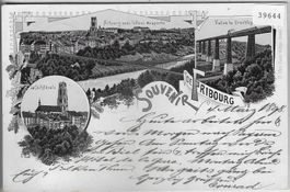 Souvenir de Fribourg - Litho 1898