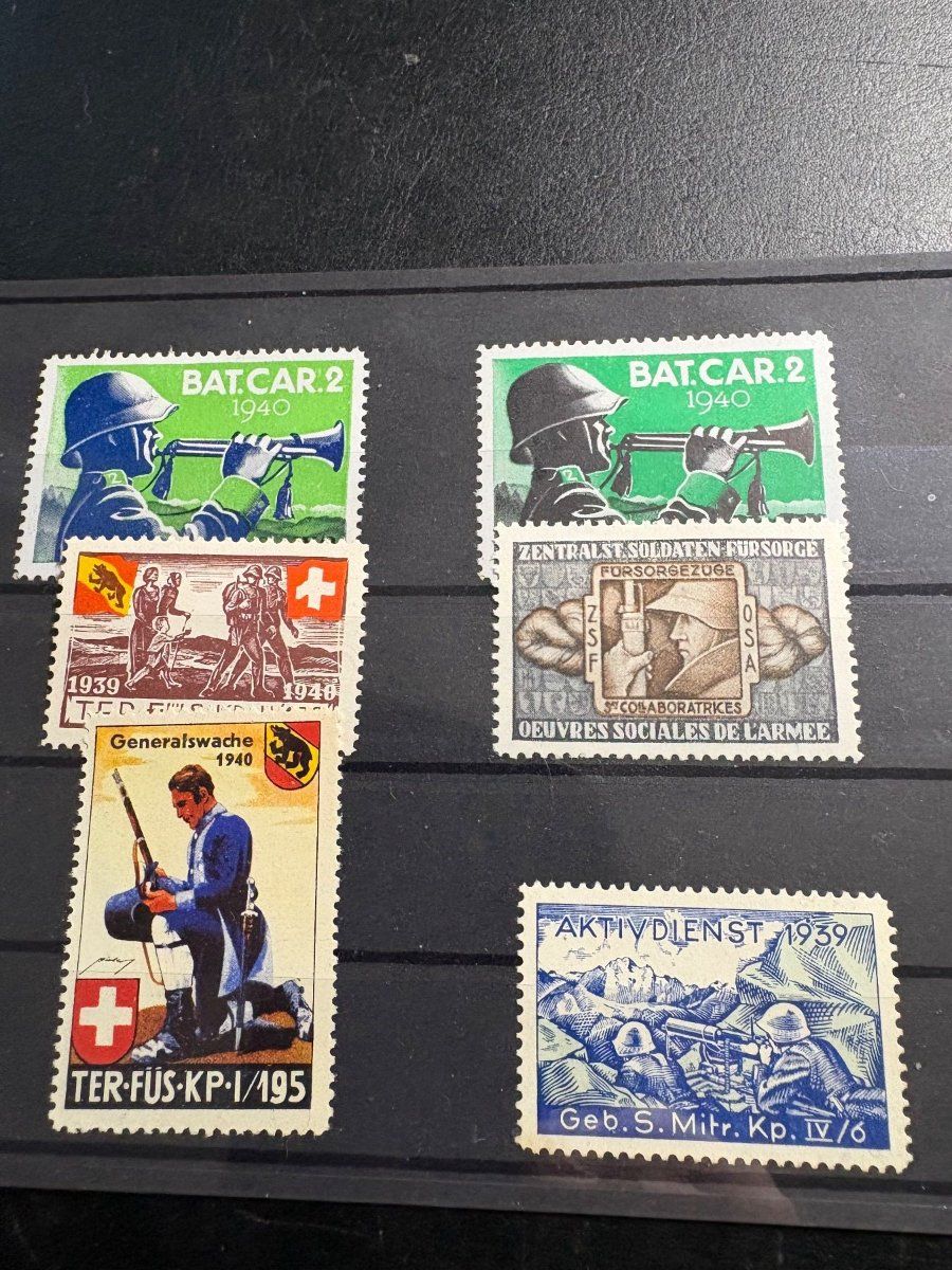 Tous les timbres: Soldatenmarken – D'occasion à Herzogenbuchsee par Hebu6