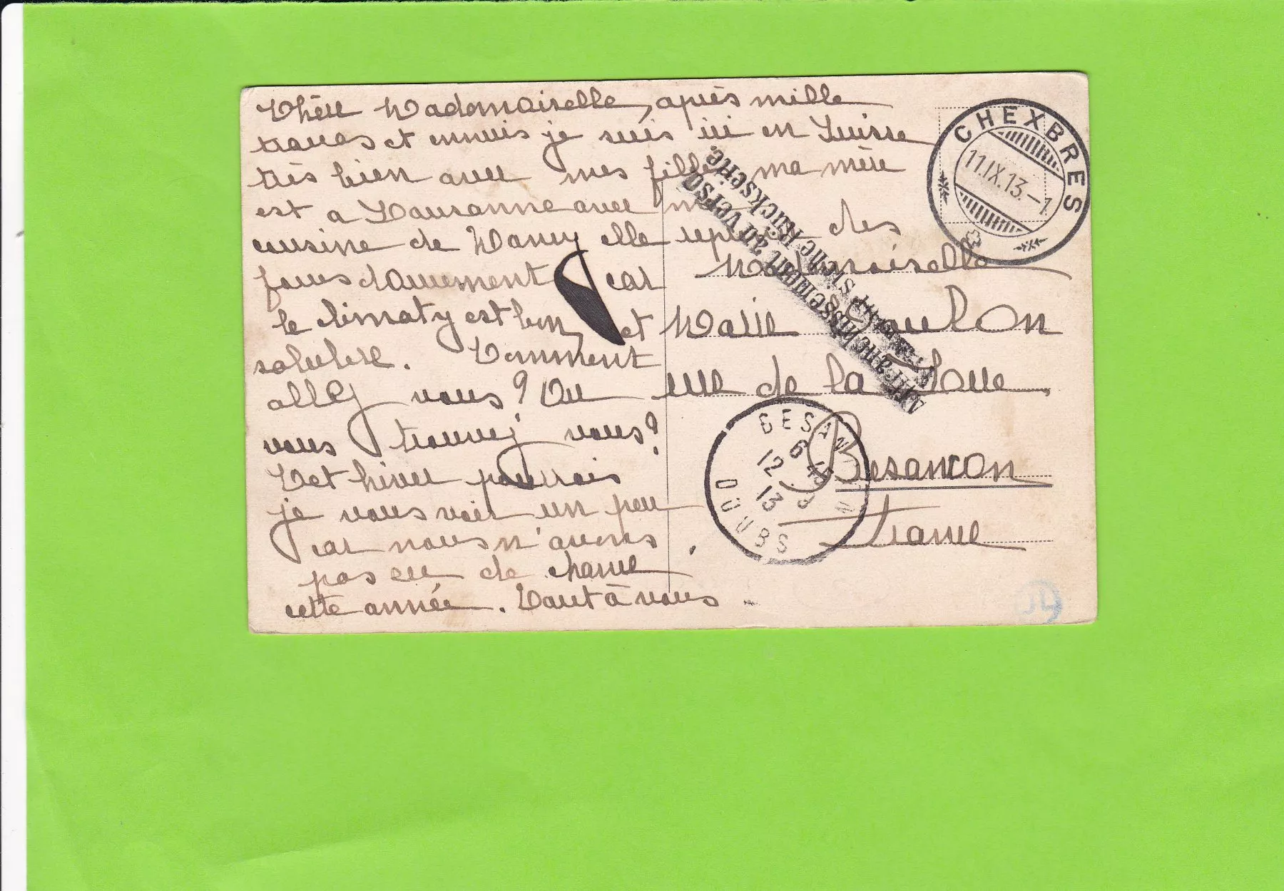 Cartoline postali: Rivaz et Chexbres – Usato da St. Peterzell venduto da neckertal 1