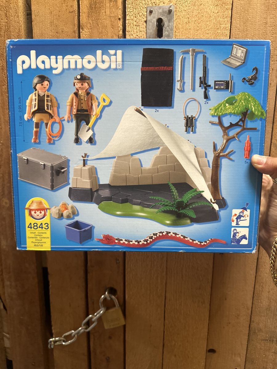Playmobil Jouets: Playmobil 4843 Explorers Camp - boite jamais ouverte – Neuf avec emballage d'origine à Versoix par nol_7td7 1