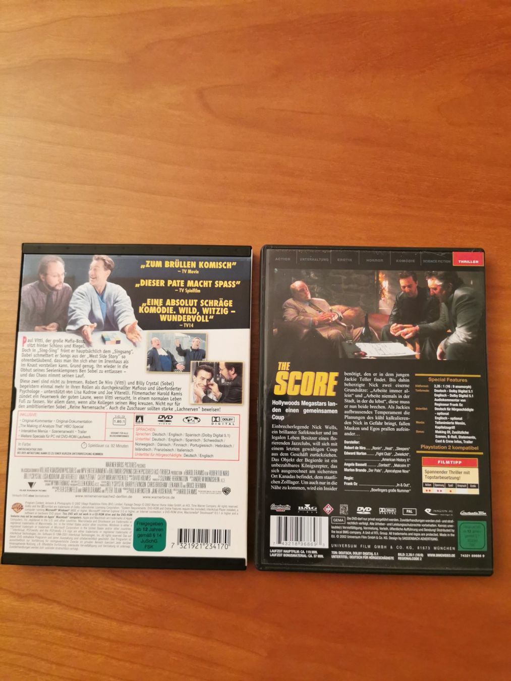 Tutti i DVDs: 6 DVDs: Robert de Niro Sammlung – Usato da Birmensdorf ZH venduto da christoph06 3