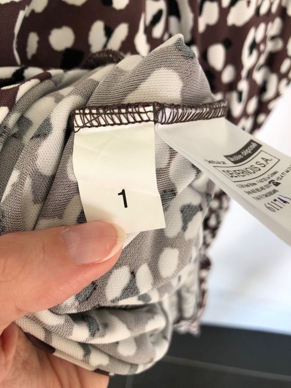 Tuniken: Tunique Devernois marron à motifs léopard – Neu (gemäss Beschreibung) aus Coppet von Vanessamode 9