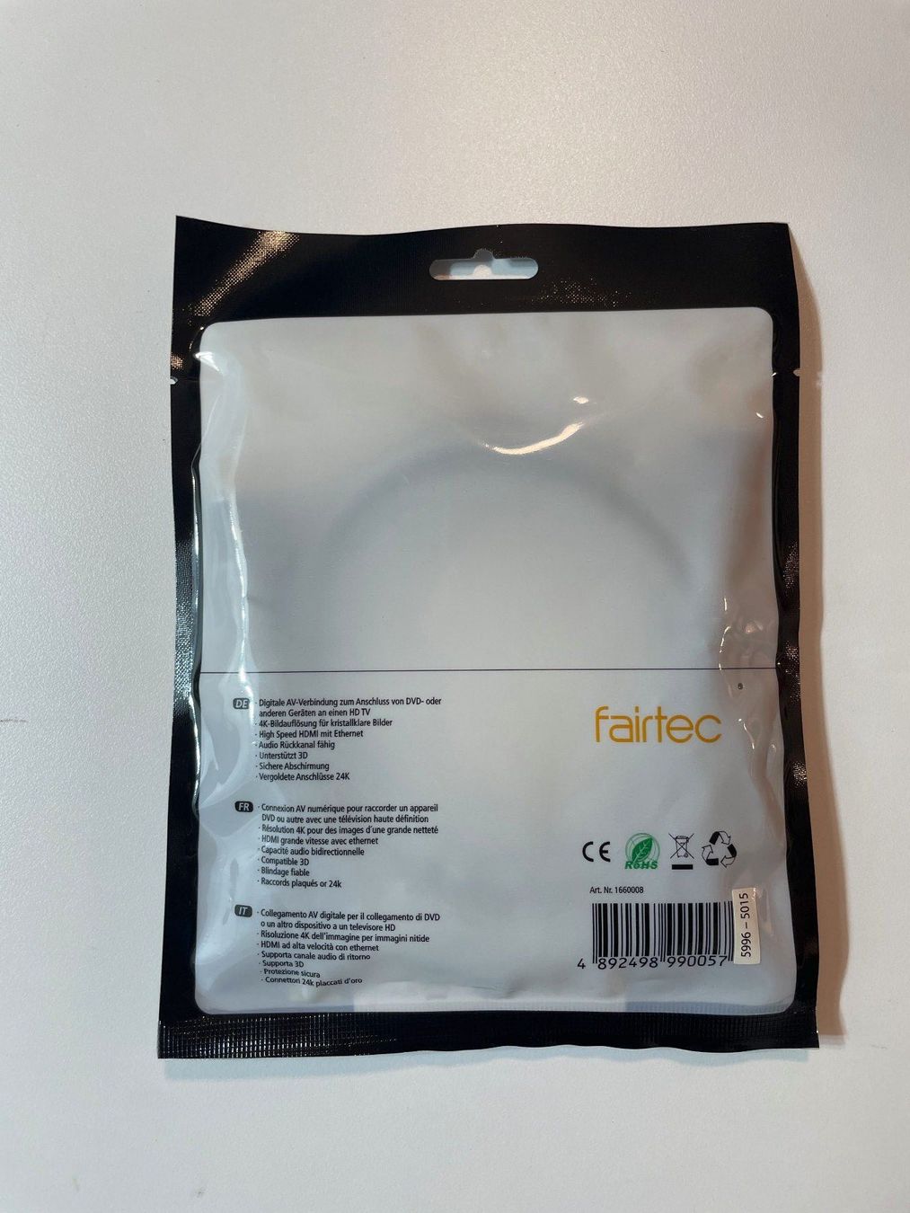 Kabel: Fairtec HDMI Kabel 1.75m 4K 3D OVP – Neu und originalverpackt aus Affeltrangen von Mowgli_123 1