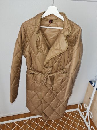 Damen Mantel beige XL