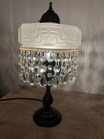 Kristall Tischlampe "ART DECO" mit Swarovski Kristallen