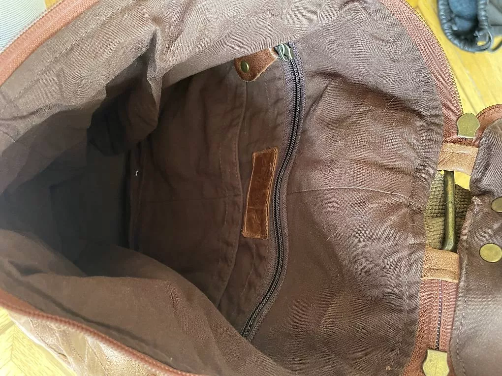 Rucksäcke: Lederrucksack, braun – Gebraucht aus Kriens von Makiba11 4