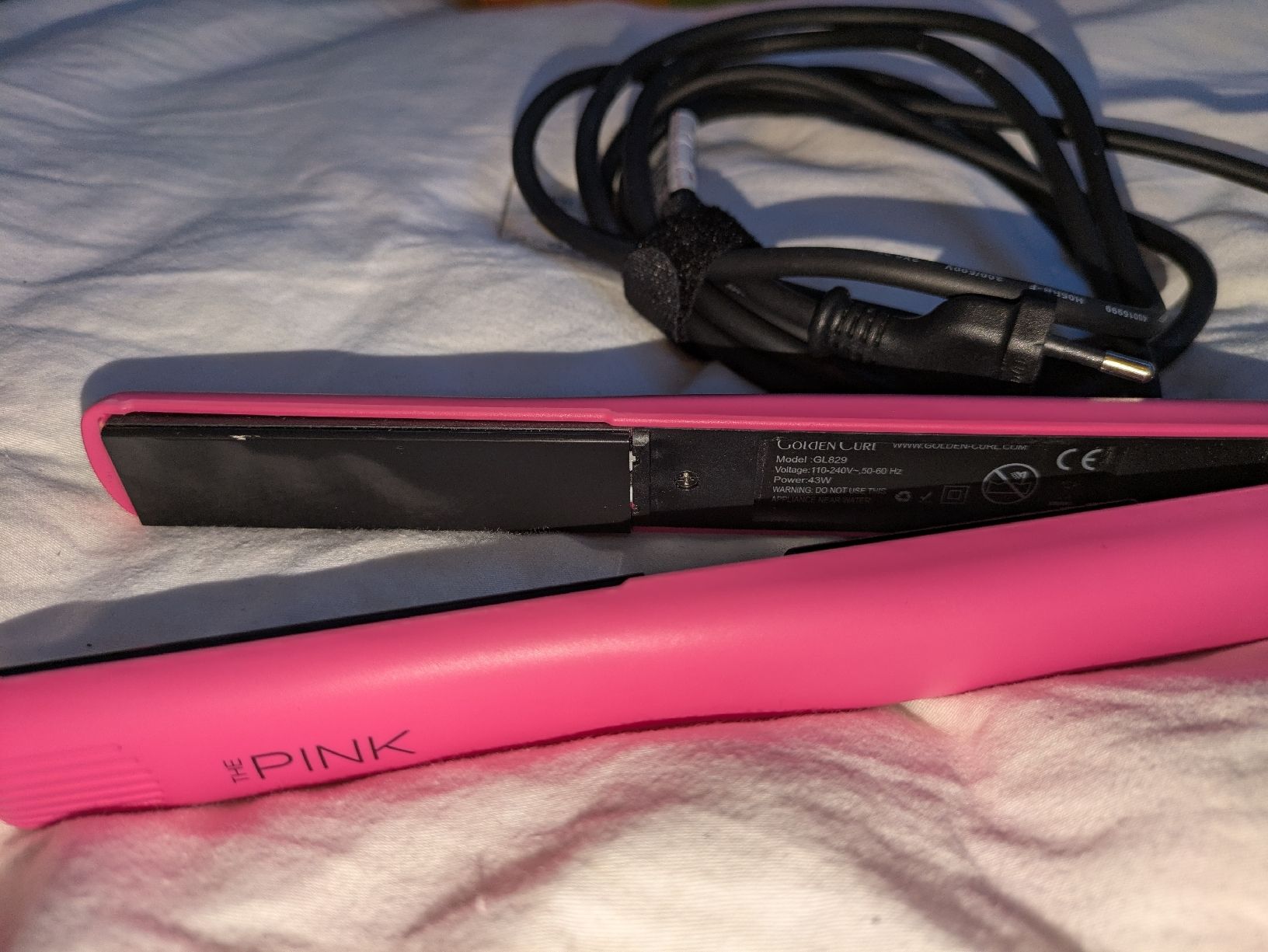 Lockenstäbe & Haarglätter: Golden Curl Glätteisen | Pink Styler – Gebraucht aus Kleinandelfingen von ginaaks 2