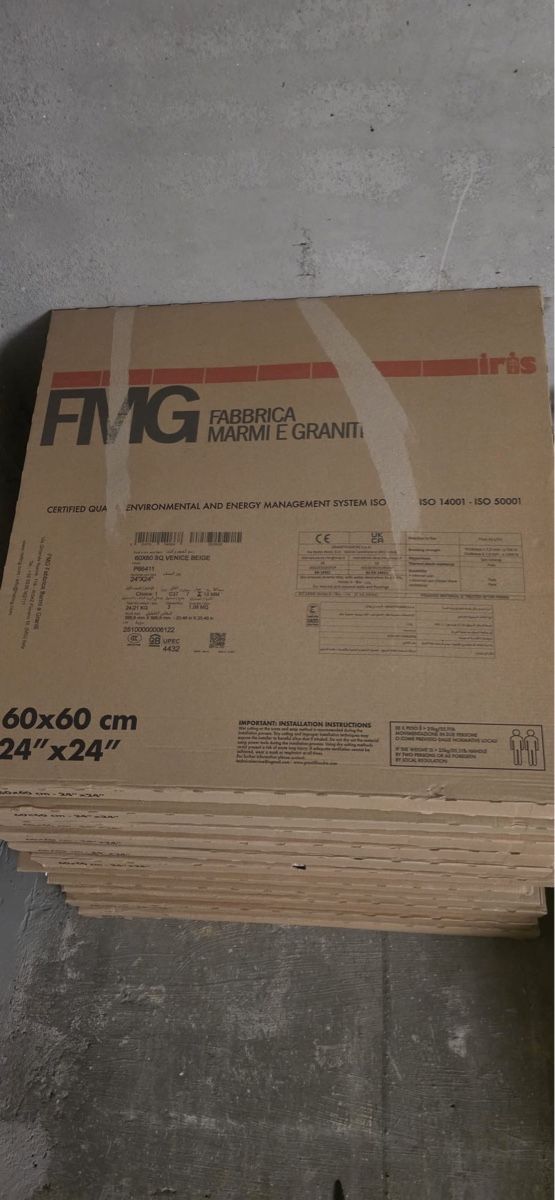 Bodenbeläge: Granitplatten grau 33St. 60x60cm neu – Neu und originalverpackt aus Baar von Vili7 1