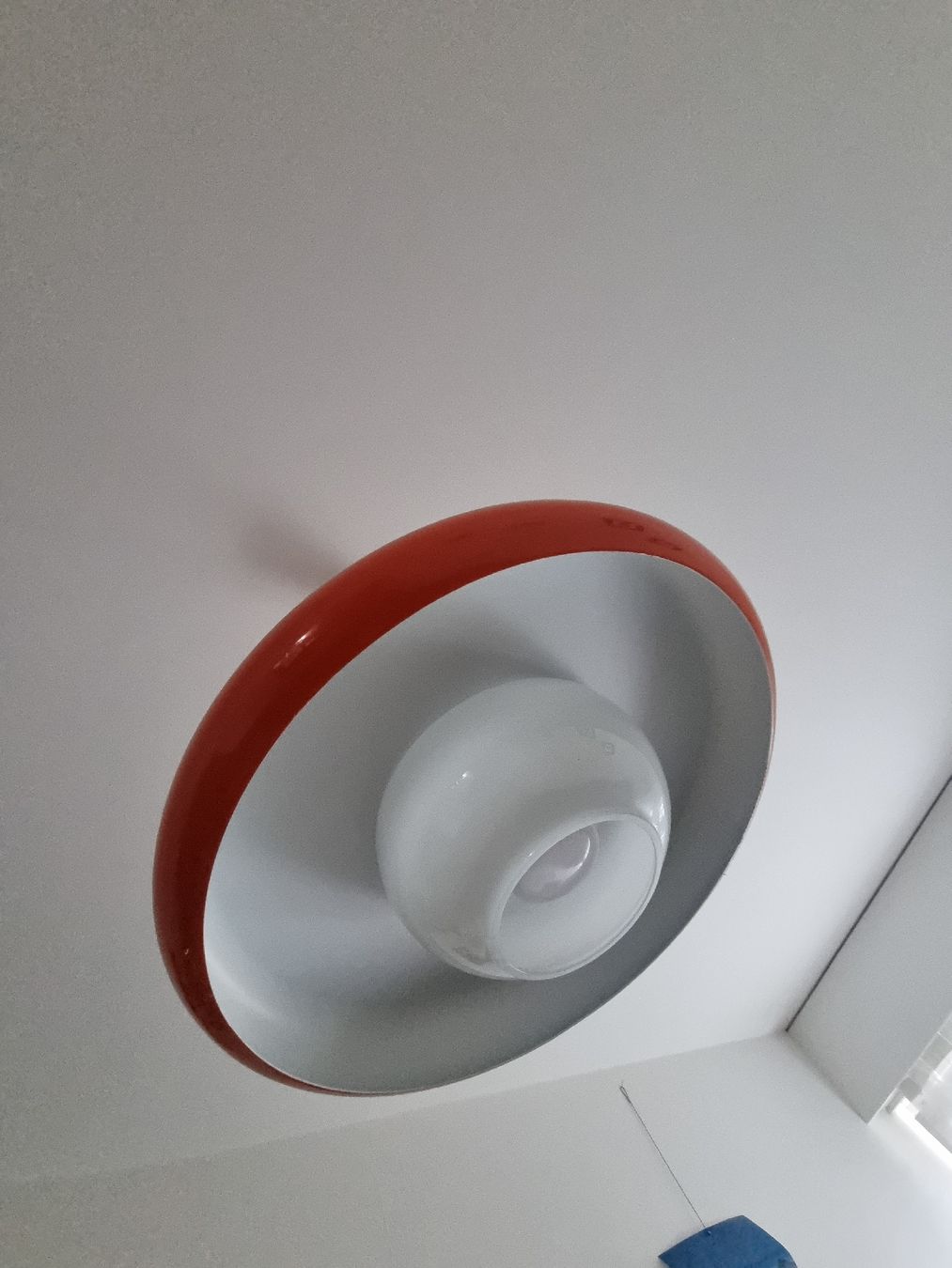 Lampadari & plafoniere: Vintage Hängelampe, orange/weiss – Usato da Basel venduto da luxrad 7