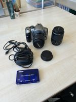 Canon EOS 3000 Spiegelreflexkamera mit zwei Objektiven