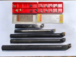 5x Drehstahl / Wendeplattenhalter inkl. Platten MP078