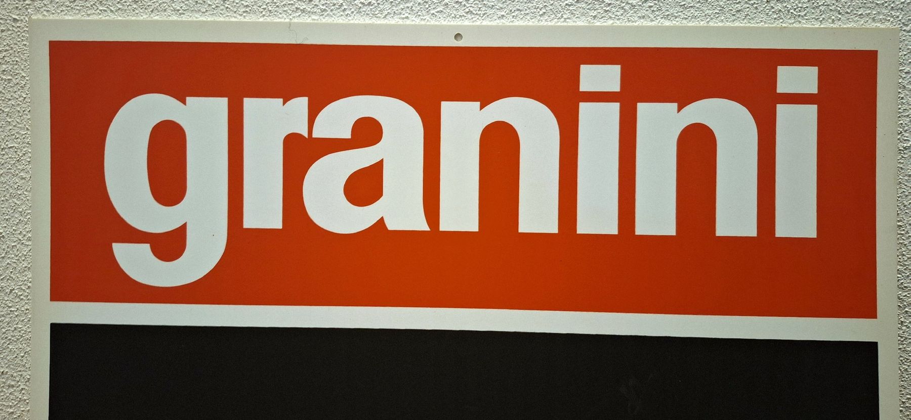 Wandtafeln: 2 Sammel-Werbeschilder "Granini" Kunststoff 1960 – Gebraucht aus Emmenbrücke von abu_9mj8 1