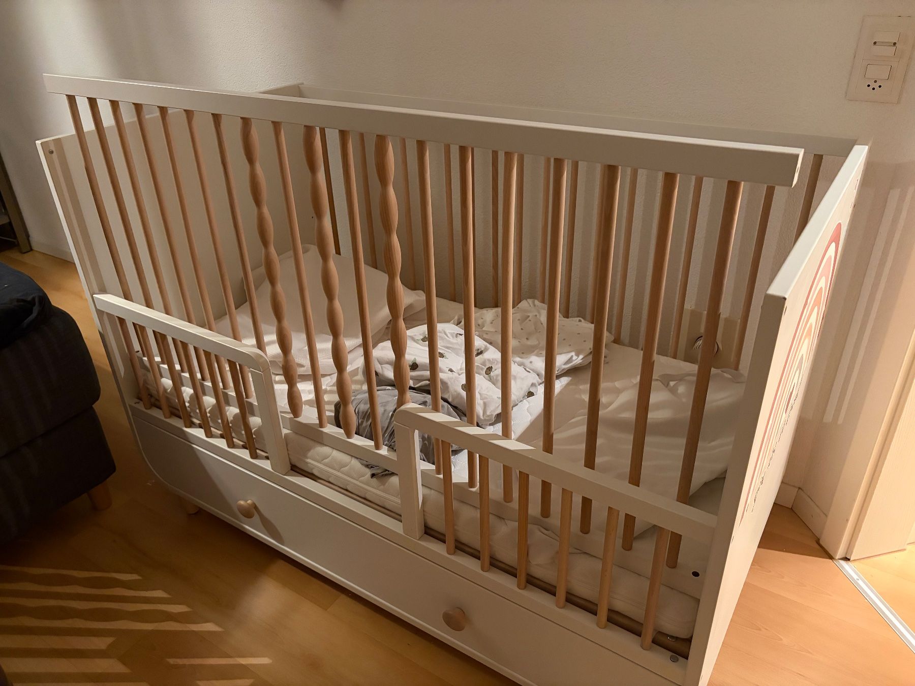 Ikea Letti: Ikea Myllra Kinderbett Babybett – Usato da Zürich venduto da hbob.ethz 1