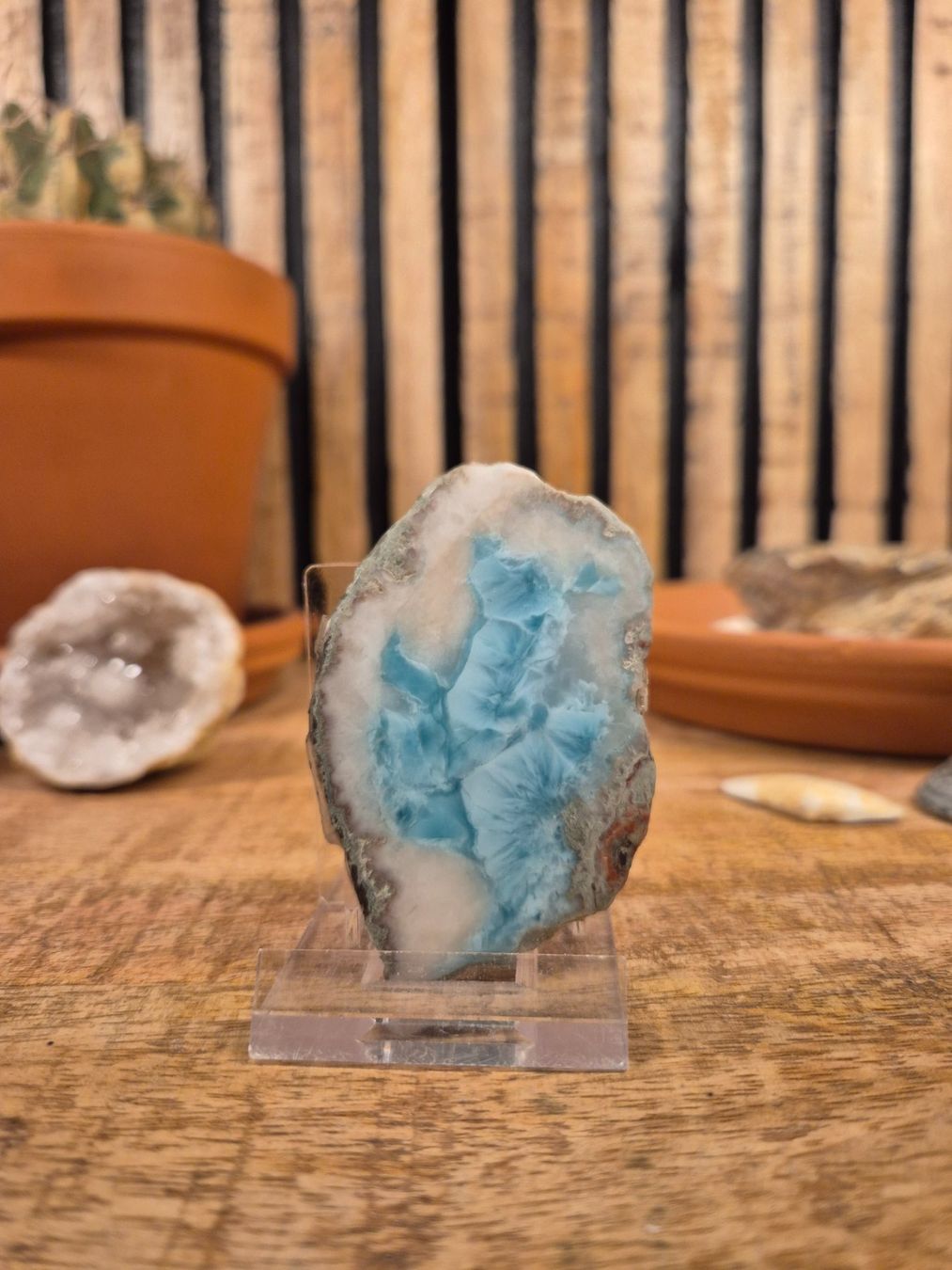 Pietre preziose: Larimar Scheibe – Nuovo (secondo la descrizione) da Rünenberg venduto da Ainhoa13 1