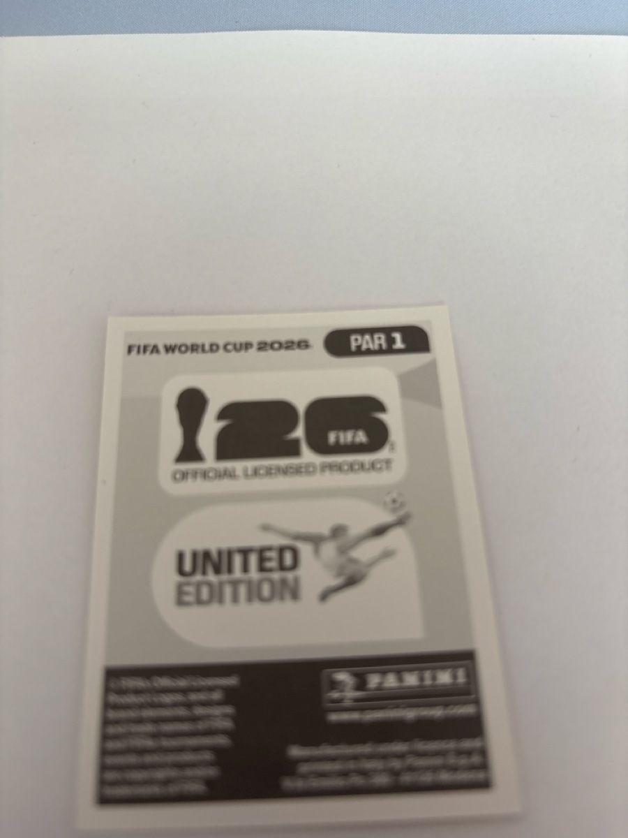 Panini Carte collezionabili: Panini Bild PAR1 – Nuovo e nell'imballaggio originale da Rechthalten venduto da Thierry_89 1