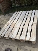 Paletten für Bett 140x200cm zugeschnitten