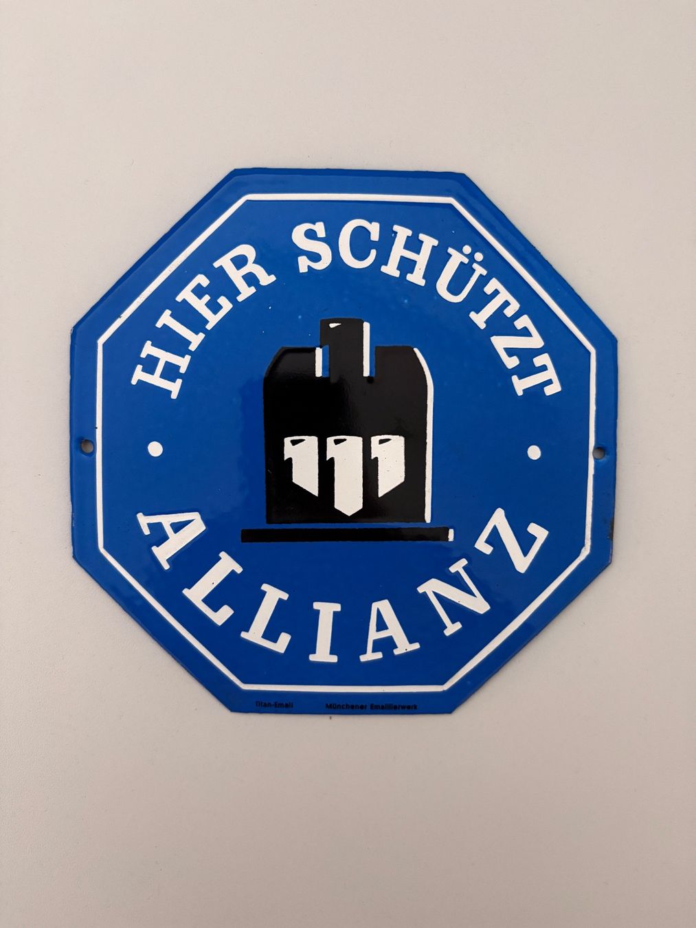 Insegne: Emaille Schild "Allianz" – Nuovo (secondo la descrizione) da Goldau venduto da pemunator