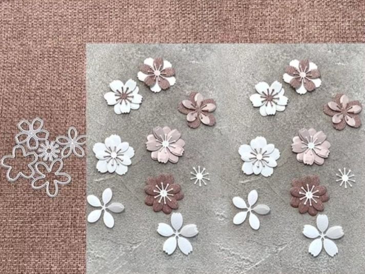 Sciablone: Stanzschablone Nr.123, Blumen (Sizzix geeignet) – Nuovo e nell'imballaggio originale da Gretzenbach venduto da Fliegepilz56
