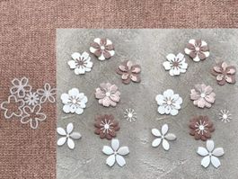 Stanzschablone Nr.123, Blumen (Sizzix geeignet)