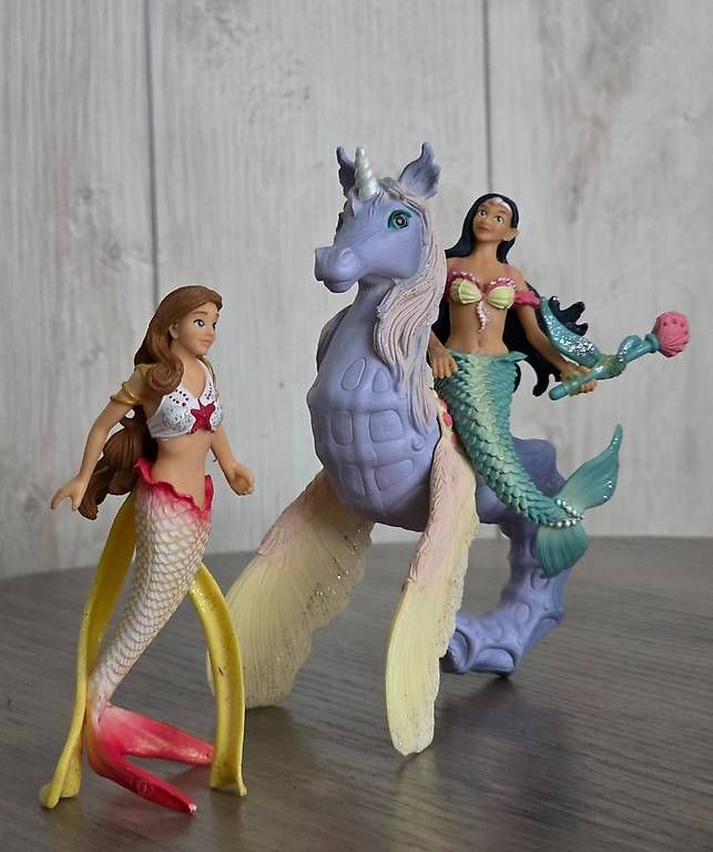 Schleich Giocattoli: Schleich Bayala Meerjungfrauen-Set – Usato da Ebikon venduto da Automaus 1