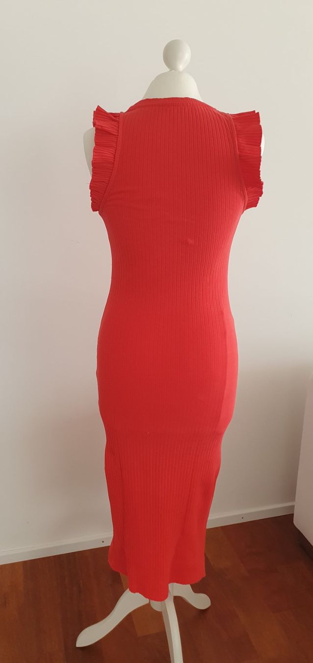 Mango Vestiti: Maxikleid korallenrot Gr 34, Baumwolle – Usato da Stansstad venduto da InStyle8 1