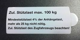 Stützlast 100kg, Stützlastkleber 100kg