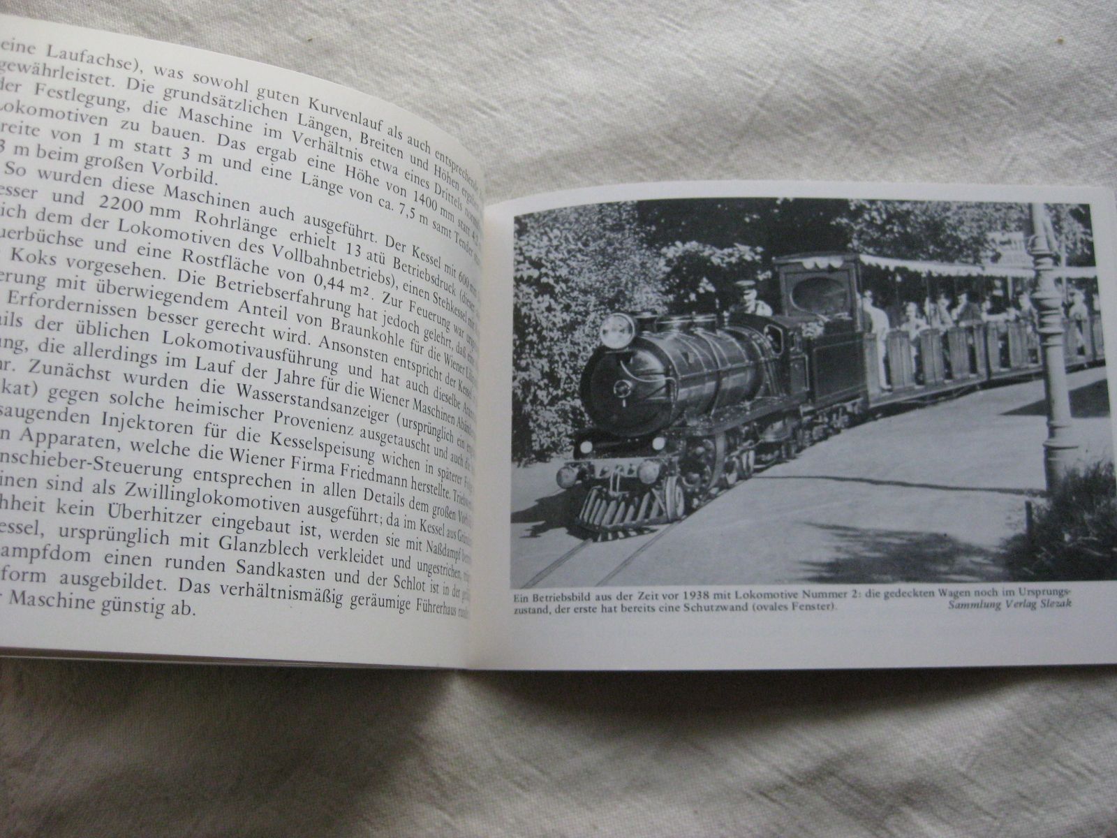 Bücher: Broschüre Liliputbahn Wien-Prater – Gebraucht aus Malters von Marosko 2