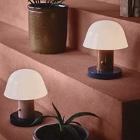 Tischleuchte Pilzdesign, edle Nachttischlampe!