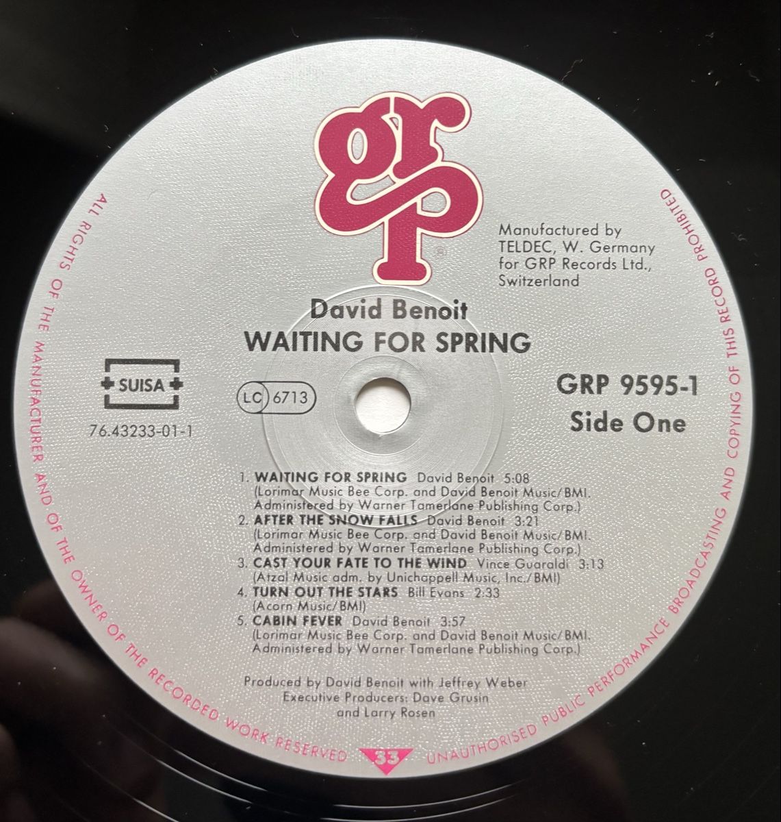Dischi in vinile: David Benoit - Waiting For Spring LP EX/VG+ – Usato da Neuchâtel venduto da Deivid2 1