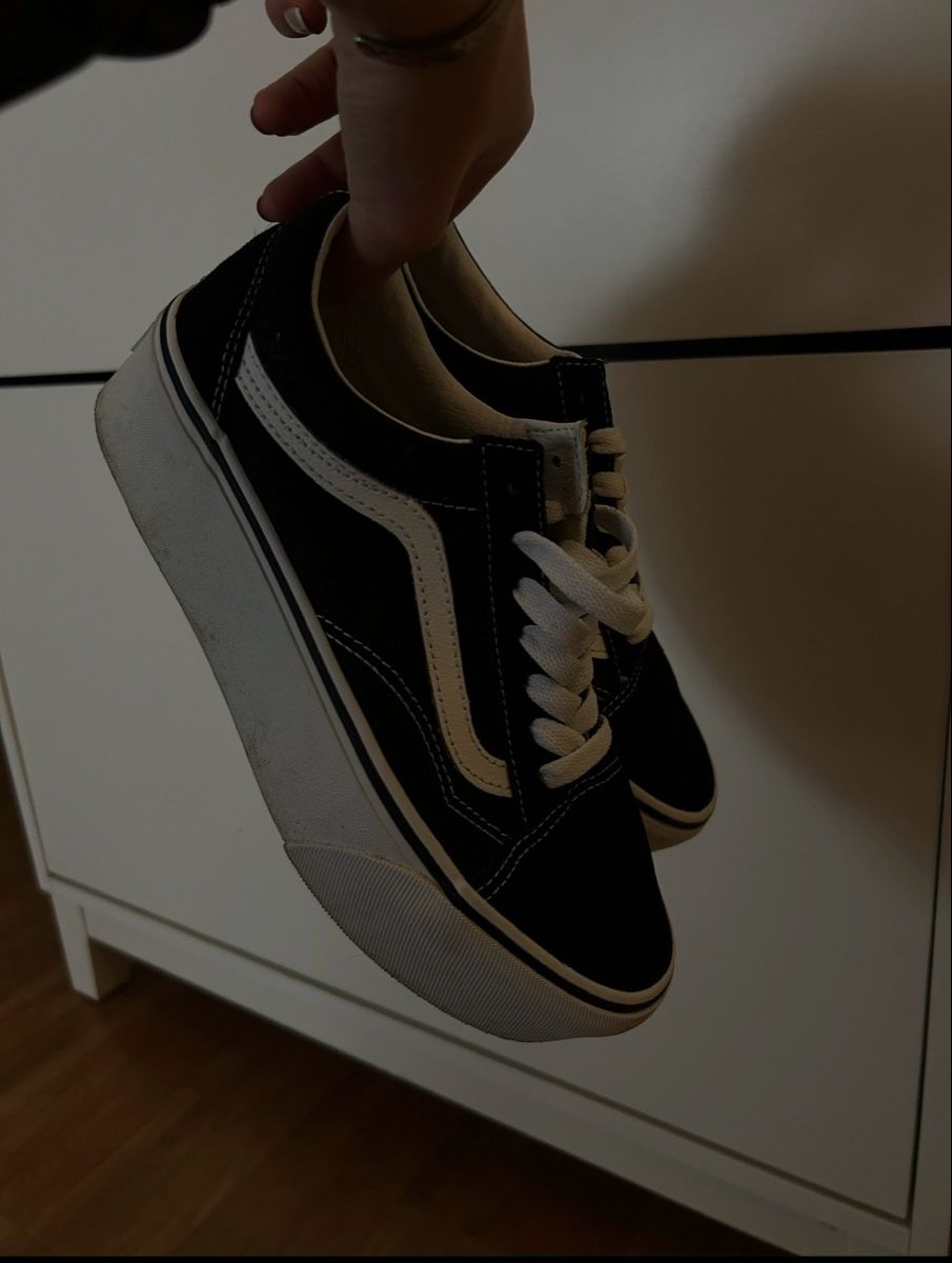 Vans Scarpe da uomo: Vans UA OLD SKOOL STACKFORM - Sneaker low - black/true white – Usato da Zürich venduto da kue_s2mg 1