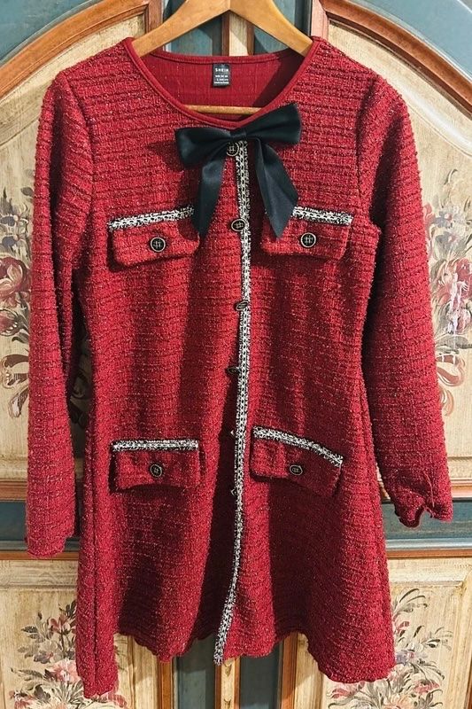 Shein Kleider: SHEIN Weihnachtskleid Rot Gr. L – Gebraucht aus Lopagno von CLep 1