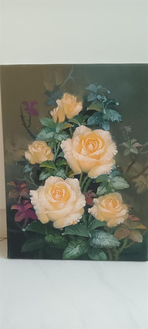 Tableaux: Busdee "Rosen" Gemälde – D'occasion à Zürich par Galerie-Kunst