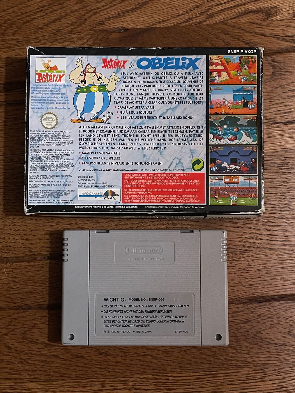 Giochi: Asterix & Obelix SNES Spiel - mit Verpackung – Usato da Zuerich venduto da Dorsi 1