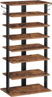 8-lagiges Schuhregal schmales Schuhablage 50 cm Schuhschrank