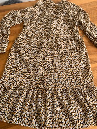 Blusenkleid luftig und leicht transparent  Kleid Gr. S