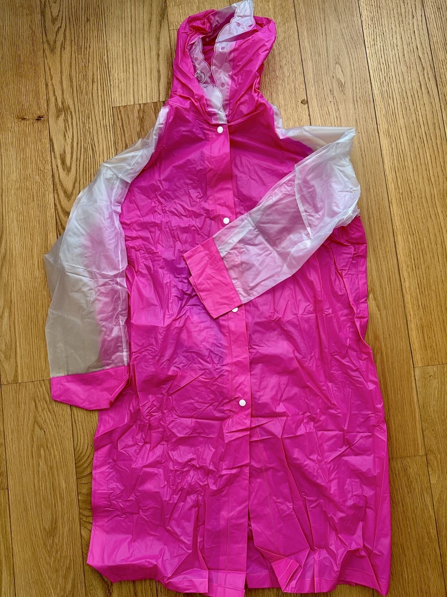 Cappotti: Raincoat pink transparent XXL 100% PVC – Usato da Gattikon venduto da Sarahs_Schatzkammer 1