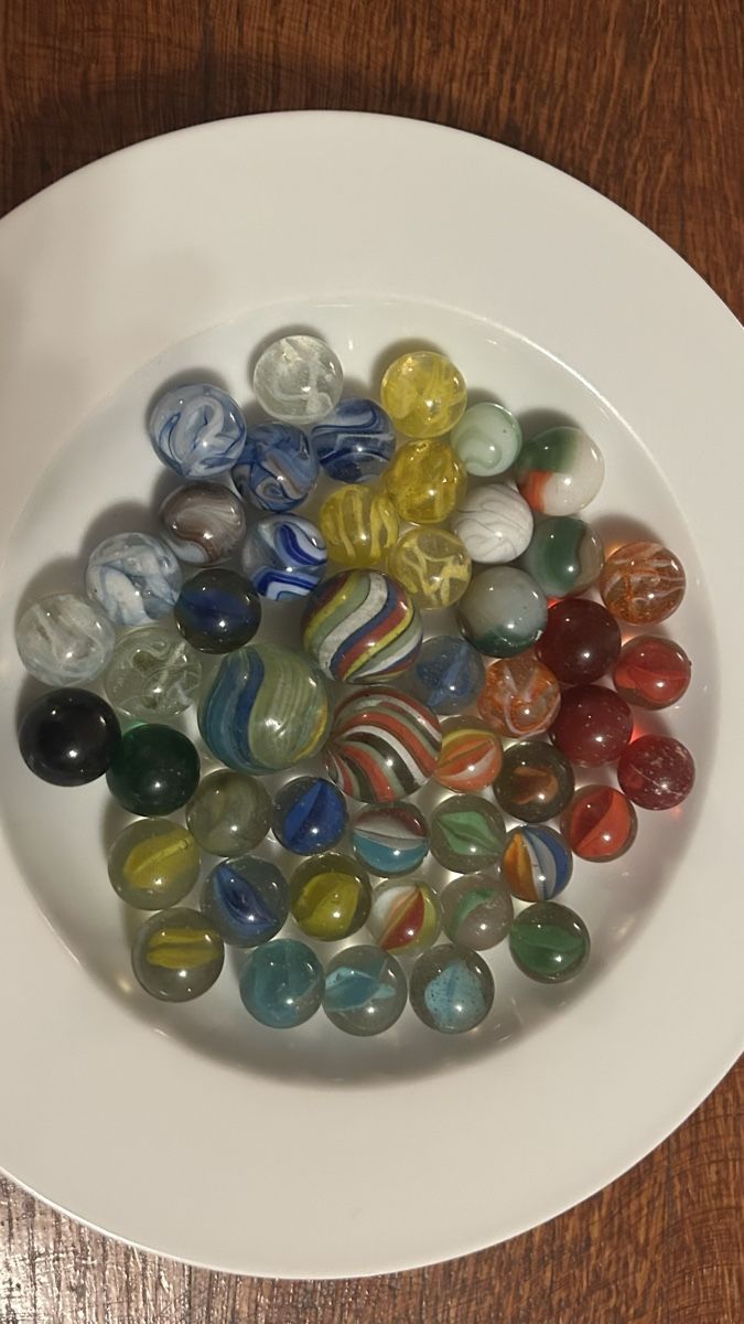 Biglie: Grosse Sammlung Murmeln, Glasmurmeln – Usato da Riedholz venduto da Frettchen63
