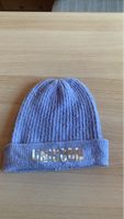 Strickmütze Unicorn hellblau Damen Einheitsgrösse
