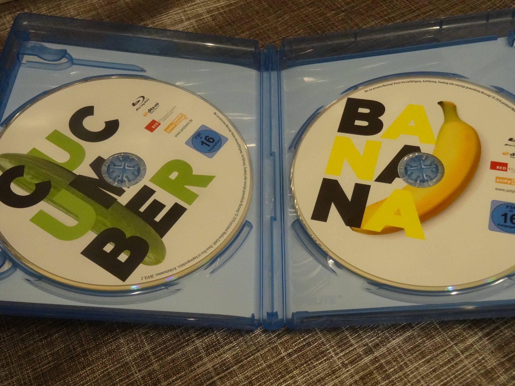 Alle DVDs: Cucumber & Banana - Blu-Ray Doppelpack – Defekt aus Olten von Disc-Verkauf 1