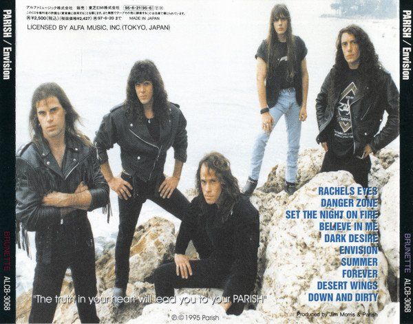 CD: PARISH Envision CD JAPAN 1995 ex CRIMSON GLORY – Usato da Gersau venduto da pjs_687j