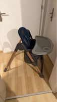 Hochstuhl Maxi-Cosi Moa blau Holzoptik neuwertig