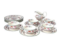 Copeland Spode „Chinese Rose“ Teeservice – England –16 Teile