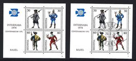 1974 INTERNABA-Block, Basel Nr. W50, postf.** & ET-ʘ, KP 10