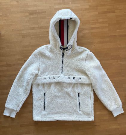 Tommy Hilfiger Herren Sherpa Teddy Fleece Anorak - Grösse M