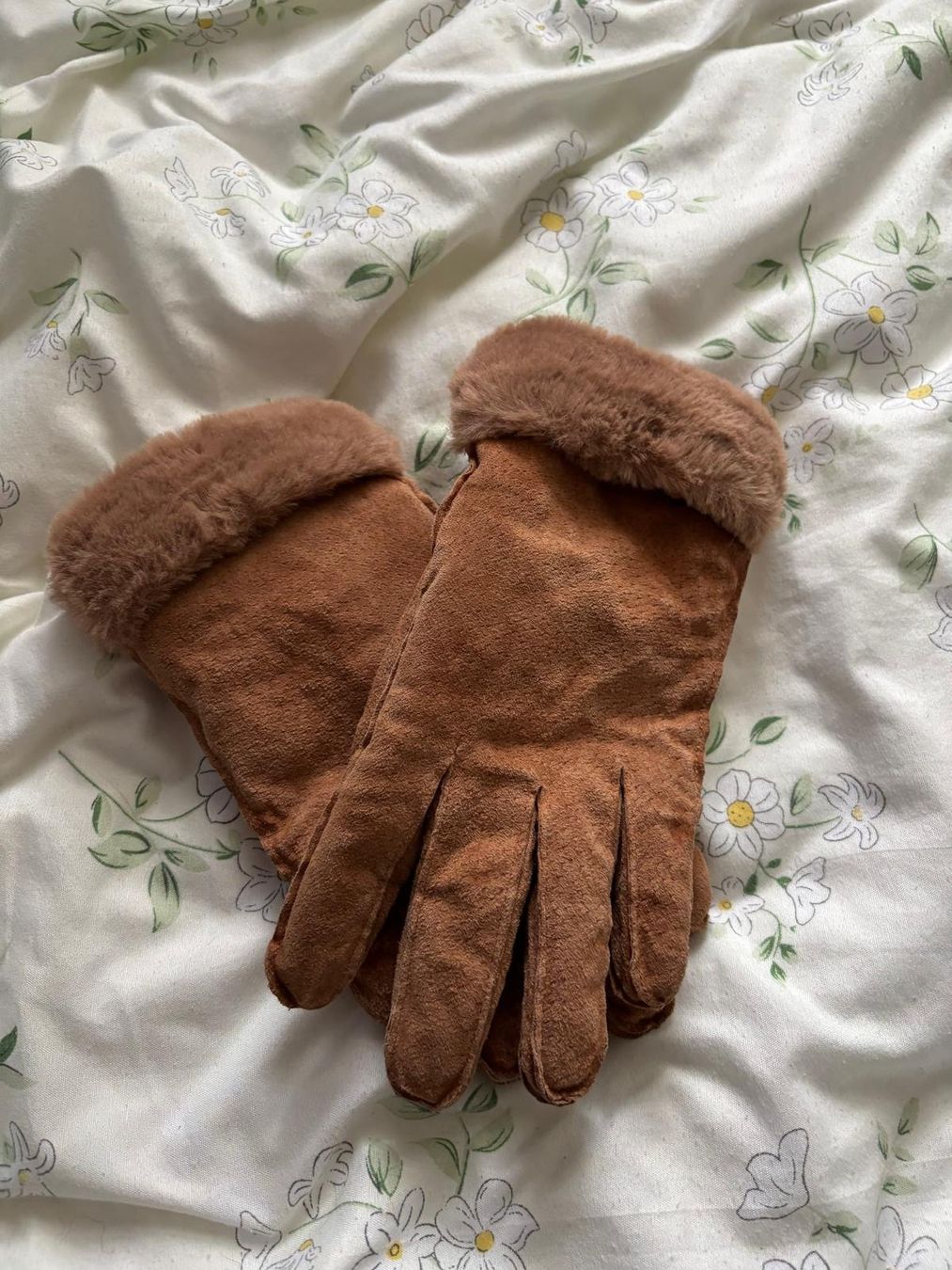 Guanti & manicotti: Warme Winterhandschuhe, Grösse M, hellbraun – Usato da Bülach venduto da reaos