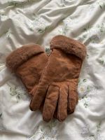 Warme Winterhandschuhe, Grösse M, hellbraun