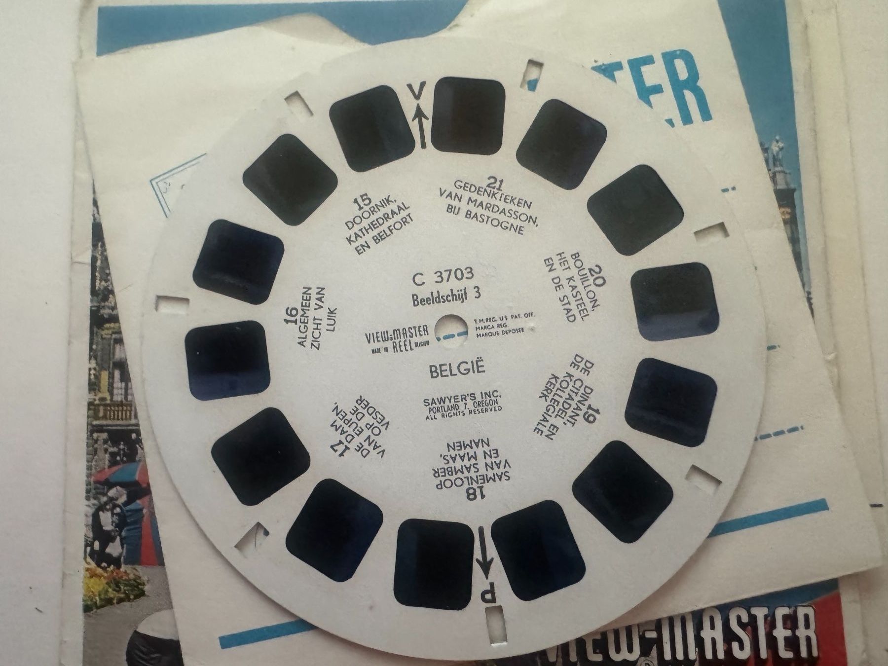View-master Spielzeuge: View-Master 3D: Nr. C 370 BELGIE (3 Scheiben) – Gebraucht aus Tegerfelden von siebenmacky 6