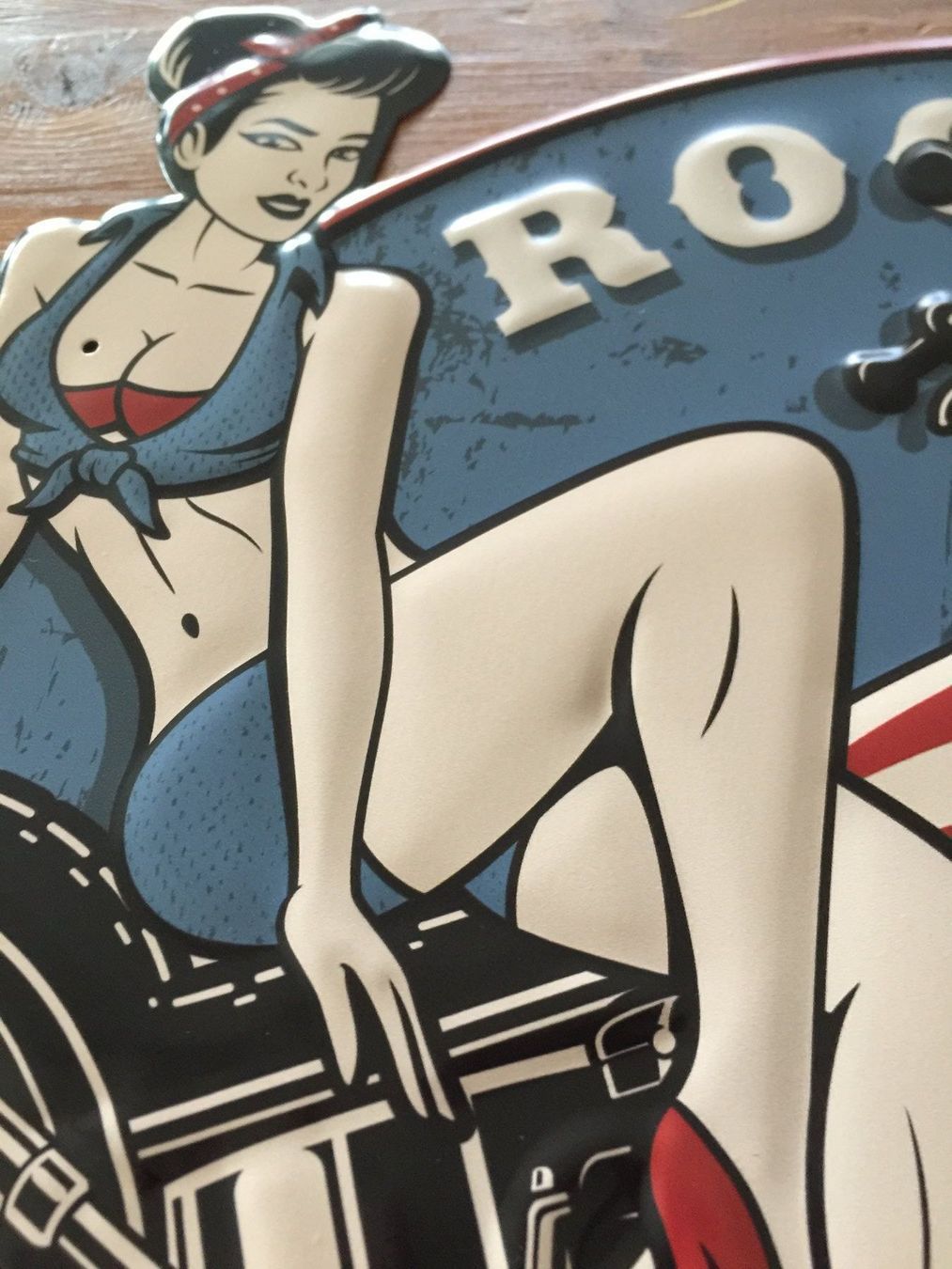 Schilder: Grosses Schild Motorrad Rockabilly – Neu und originalverpackt aus Kirchdorf AG von coco123